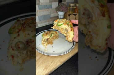 Cheesy Pizza Sandwich 🥪| Pizza Sandwich Recipe #shorts #shortsfeed