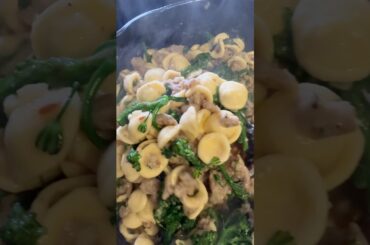Sausage broccoli orecchiette #pasta #pastarecipe #easyrecipe