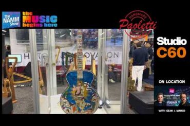 Paoletti Custom Guitars at NAMM 2026: Handcrafted in Florence Italy from Wine Barrel Wood