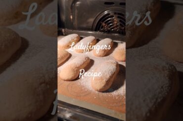 Italian Lady Fingers Recipe #baking #food #shorts#tiramisu