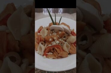 Conchiglie Mashroom Pasta 🥢#food#reels#recipe#cooking#youtubeshorts #shorts