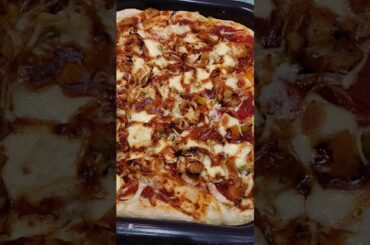 DEEP PAN PIZZA 😋🍕👌 #food #cooking #pizza #shortsfeed #shortvideo #short #ytshorts #airfryer