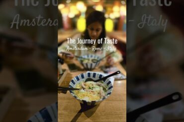 Best Food Spots in Amsterdam & Italy You Must Try 🍕 #Shorts #FoodTravel #FoodieTravel #travelshorts