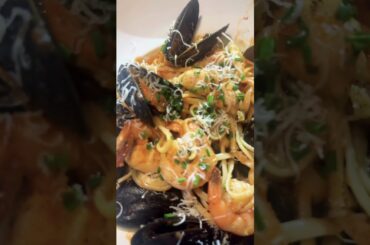 Pasta con mariscos. #food #pasta   #canaldecocina #cocinaconsabor #foodie #cooking #mariscos #comida