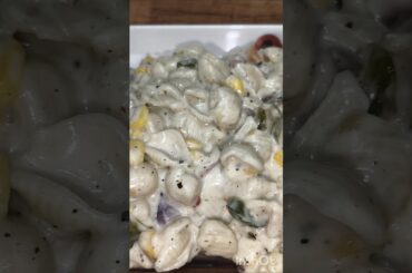 white sauce macaroni pasta recipe #shortsvideo