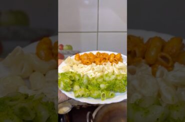 Tri colour pasta #trendingshorts #food #viral #recipe #foodforfoodies #viralvideo #cooking #foodie