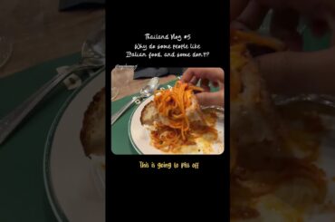Thailand Vlog Part 5: Italian Food in Thailand… Worth It? 🇹🇭🍝