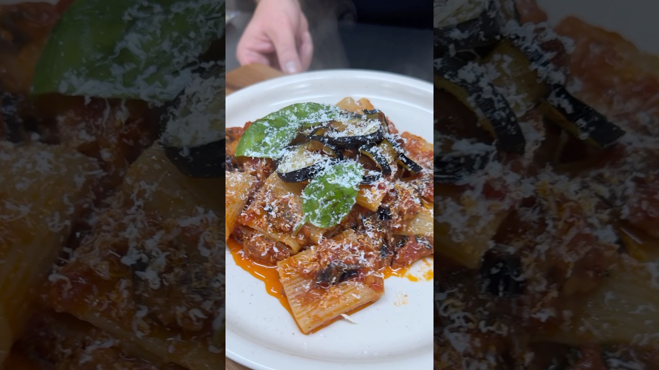 PASTA ALLA NORMA!! #ricetta #pasta #food PASTA ALLA NORMA!! #ricetta #pasta #food