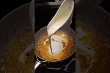 Chicken & Shrimp Alfredo Pasta made from scratch and loaded with flavor