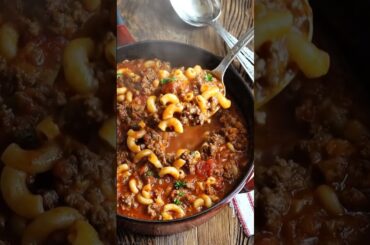Old Fashioned Goulash #youtubeshorts #food #bonnecuisine #cheesecake #yotubeshorts #recipe #explore