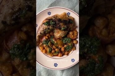 BEANS | EPISODE 5 Romesco chickpeas and chicken traybake