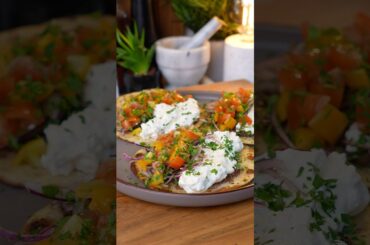 Greek smashed taco #food #cooking