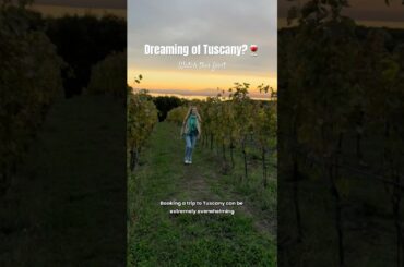 Let’s plan your dream trip to Tuscany🍷#tuscany #tuscanytravel #italytravel