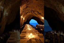 More information in Telegram. 🔗Link in BIO! #grottapalazzese #luxurydining #italianriviera #travel