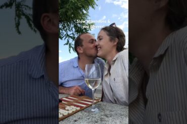 I will always remember this slow afternoon spent with you in #lamorra playing #backgammon in #italy