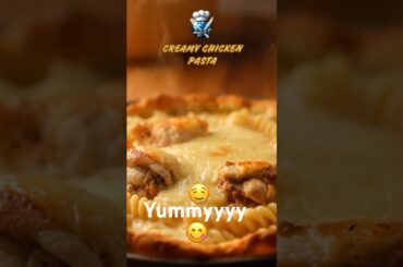 Creamy Chicken Pasta #shorts #chicken #pasta #ytshorts #pasta #recipe #easyrecipe #chickenpasta