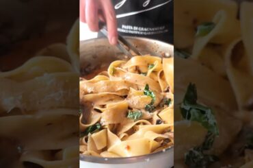 #Pasta con #crema de #champiñones receta en los comentarios #receta #recetas