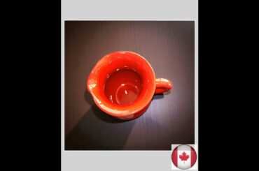 Italian Art Pottery Ceramic Pitcher Wine Water Jug Large Red with Speckles Made in Italy Rustic P...