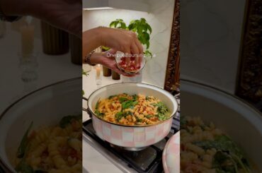 One pot Boursin pasta & mocktails #easyrecipe #pasta #boursin