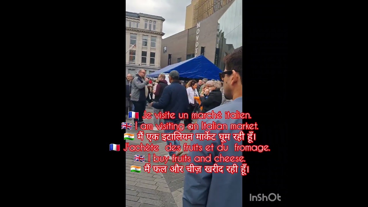 Italian Food Market & Concert 🇮🇹 | Learn French with Travel | #Shorts Italian Food Market & Concert 🇮🇹 | Learn French with Travel | #Shorts