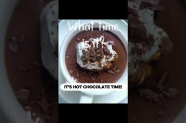 Italian hot chocolate recipe — thick, rich, and ultra-creamy #shorts #foryourpage @FoodvLove