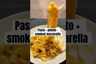 Pasta patate e provola #cooking #pastarecipe #italianfood