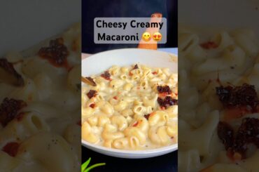 Creamy Mac and Cheese 🧀 | Easy Macaroni Recipe #shorts #ytshorts