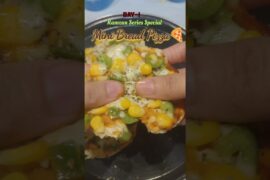 Mini Bread Pizza 🍕|Easy Iftar Recipe #shorts #ramzanspecial #breadpizza #pizzabread #parathapizza