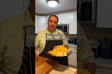 How to make REAL Fettuccine Alfredo #shorts
