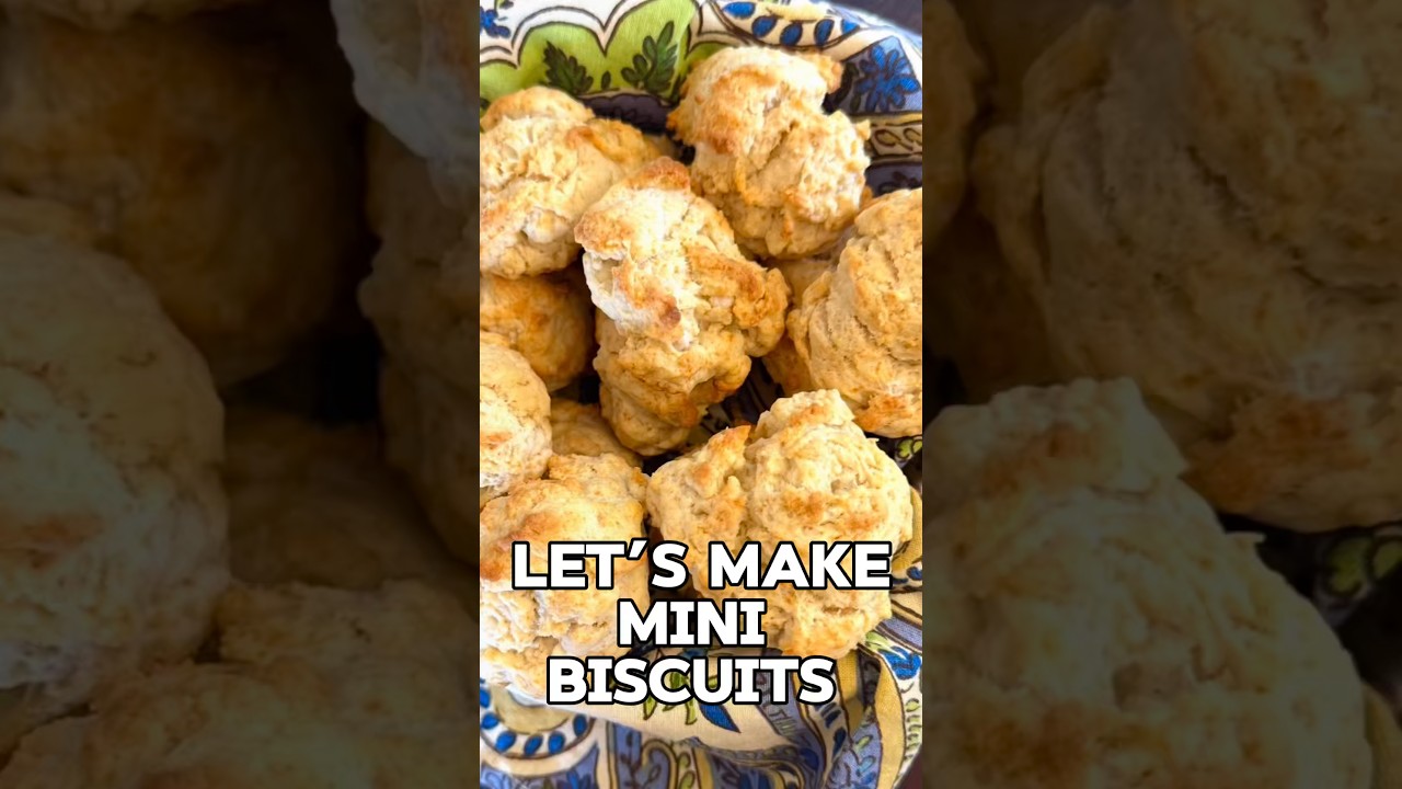 Let’s Make Mini Drop Biscuits Cooking Italian with Joe Let’s Make Mini Drop Biscuits Cooking Italian with Joe