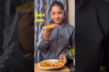 Quick pizza in air fryer #cooking