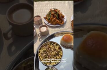 breakfast misal & Italy & batata Vada kanda bhaji