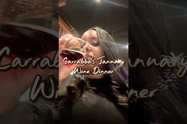 Carrabba’s January Wine Dinner Vlog!!