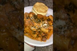 One Pot Pasta = Super Simple Supper! #cooking #easyrecipe #food #family #shorts