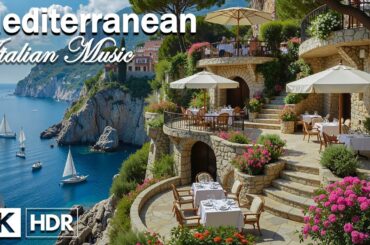 🎶 Nostalgic Italian Melodies 🍷 Magical Tuscany Sunset & Mediterranean Bliss