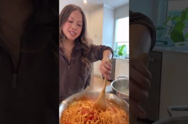 Creamy tomato pasta  fresh tomato pasta i said it#momlife #recipes #pasta