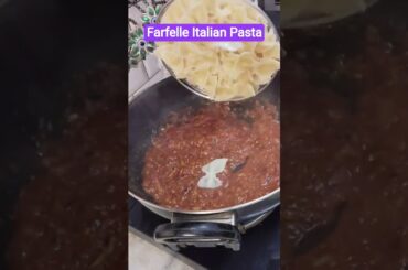 Farfelle Italian Pasta 🍝💖 #food #pasta #pastarecipe #pastalover #pastalovers #italian #italianfood
