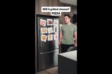 Will it grilled cheese? Pizza... #food