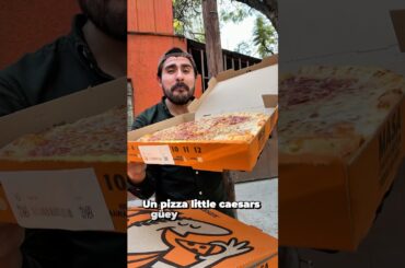La pizza más barata México $20 pesos entera #short #shorts #food #foodie #pizza #littleceasars #cdmx
