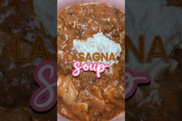 #LasagnaSoup #FoodShorts #EasyRecipes #ComfortFood #SoupSeason #DinnerIdeas #HomeCooking #ViralFood