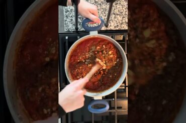 What better than a snow day and lasagna? ❄️ #lasagna #italian #cooking #food