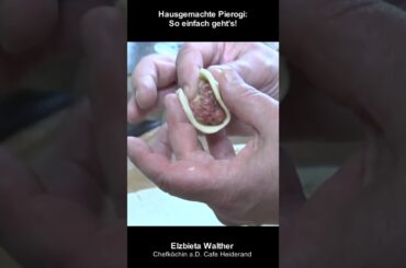 Perfekte Pierogi: So füllst & schließt du sie richtig! 🥟 #shortrecipe  #pierogi #youtubeshorts