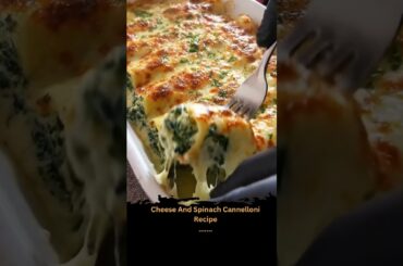 Cheese and Spinach Cannelloni 🍝 22g Protein