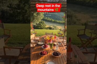 Deep rest in the mountains 🌿 #umbria #italy #travel #mountain  #fyp #usa