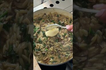 Rich & Creamy Mushroom Orzo