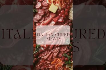 Italian Cured Meats 🥩 #meat #cuisine #italianfood #food #foodie