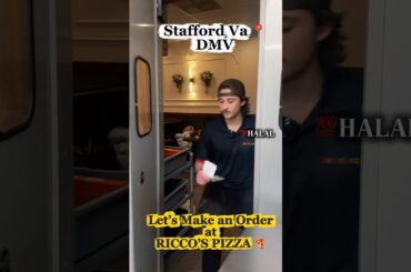 Lets make an ORDER at RICCO’S PIZZA 🍕 in STAFFORD VA🔥 #asmr #trending #viral #food #dmv #stafford