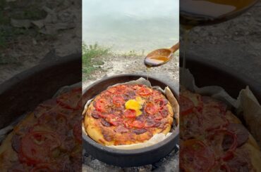 Ballı yumurtalı pizza 😋 Honey Egg Pizza 😋