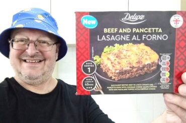*NEW* Lidl Deluxe Beef And Pancetta Lasagne Al Forno ~ Food Review