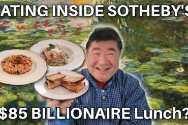I Found the $85 Billionaire's Secret Lunch Spot in Manhattan! Sant Ambroeus at Sotheby's